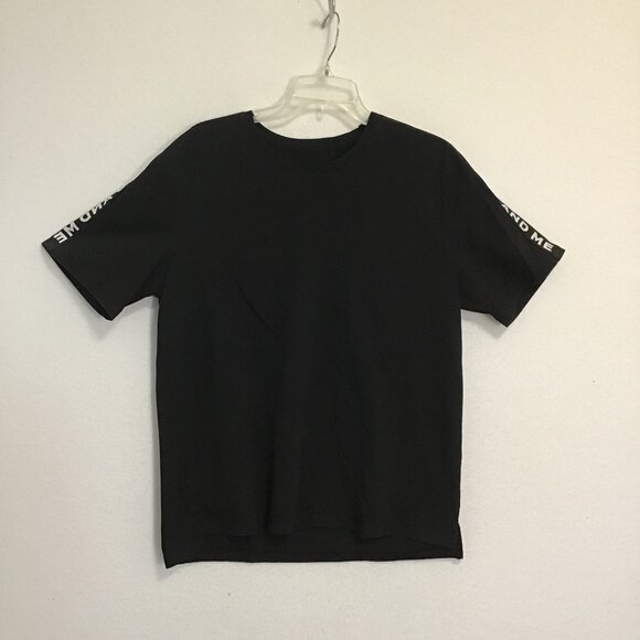 Giorgio Armani You And Me Black Crew Neck T-Shirt  Size L - Picture 5 of 10